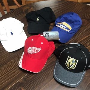 HATS AND CAPS 2 BRAND NEW 3 USED AND CLEANED